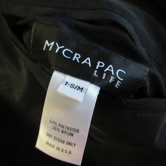 MYCRA Pac Womens Reversible Jacket Coat Rain 1 S M Red Black Packable 830 - Picture 9 of 16